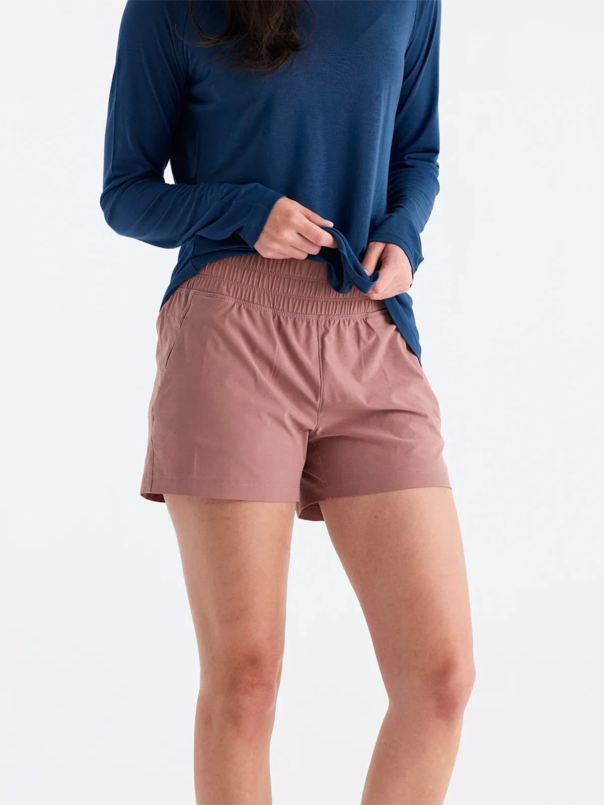 Women's Pull-On Breeze Short - Light Sangria